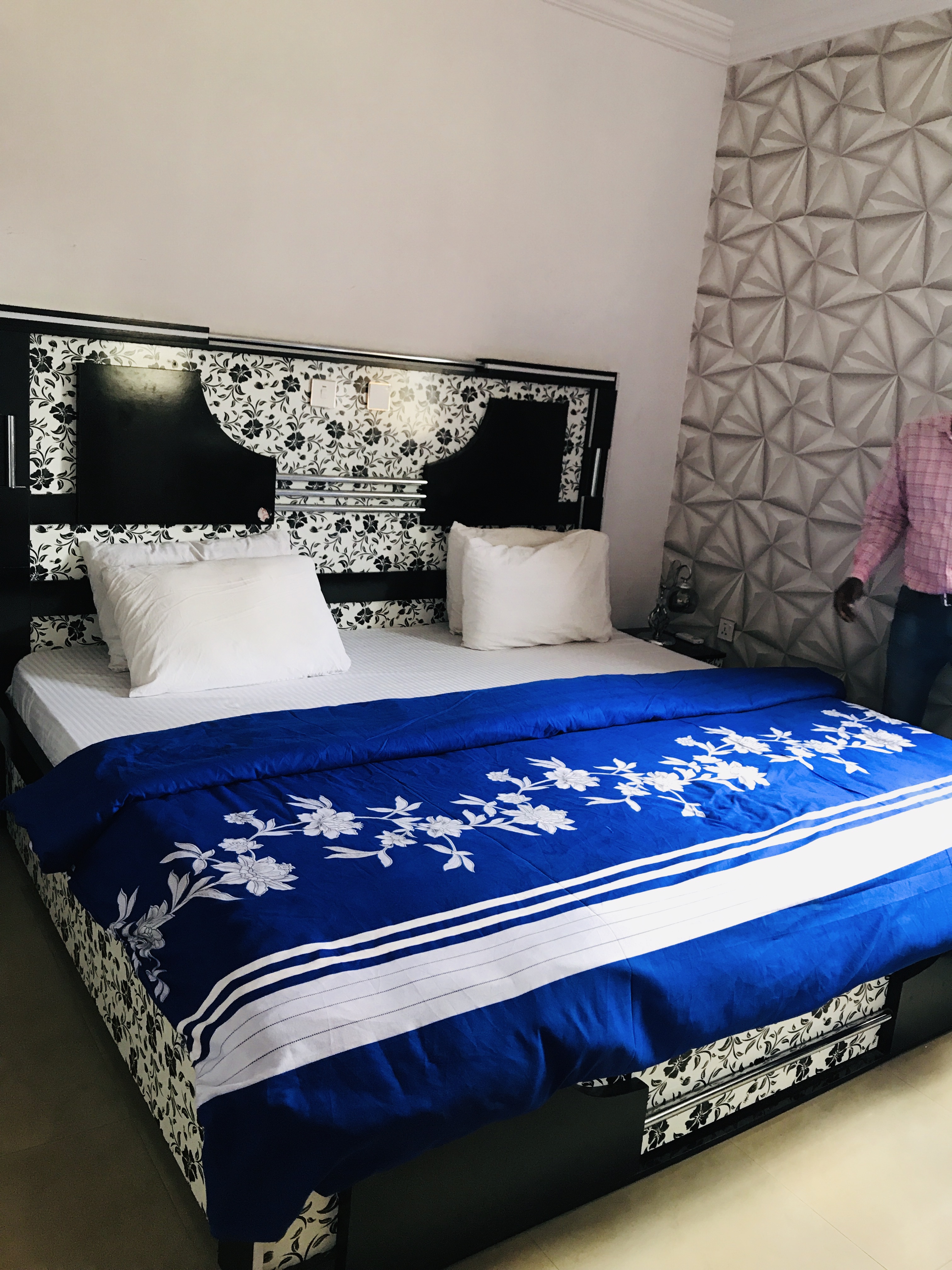 Economy and standard room bed